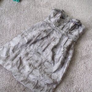 Vera wang silver cocktail dress 6